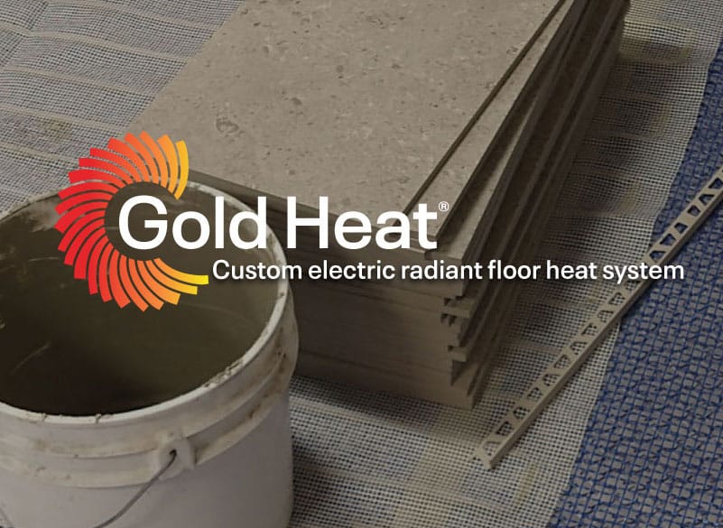 What tile backer products work with electric radiant floor heat?